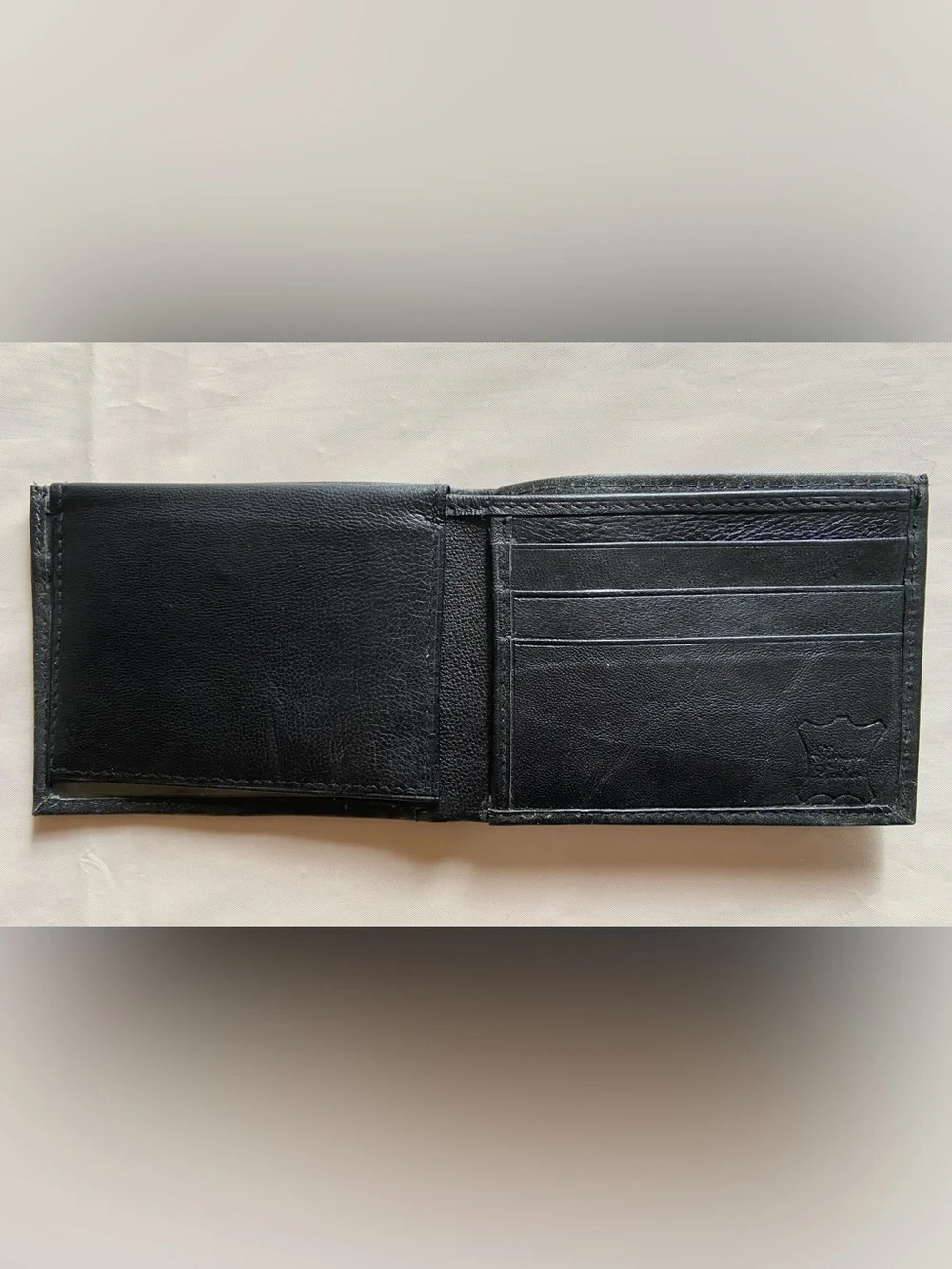 Beverly Hills Polo Club Mens Black Textured Leather Wallet New INL#456